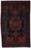 Vintage Persian Kurdish Rug - 4'1" x 6'7"