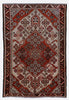 Vintage Persian Saveh Rug - 3'4" x 4'11"