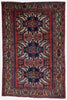 Vintage Persian Heriz Rug - 4'11" x 7'7"