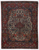 Vintage Persian Isfahan Rug - 4'9" x 6'