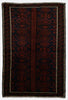 Vintage Persian Baluch Rug - 4'2" x 6'3"