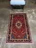 Vintage Persian Lilihan Rug - 2'7" x 4'
