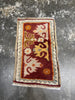 Vintage Turkish Yastik Rug - 10" x 1'4"