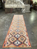 Vintage Turkish Kilim Rug - 3'1" x 11'2"