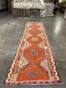 Vintage Turkish Kilim Rug - 3'3" x 11'10"