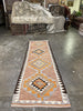 Vintage Turkish Kilim Rug - 2'11" x 10'