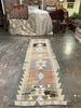 Vintage Turkish Kilim Rug - 3'3" x 11'10"