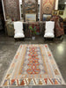 Vintage Turkish Kilim Rug - 5' x 8'