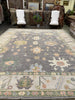 Turkish Oushak Rug - 12'5" x 15'6"