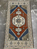 Vintage Turkish Oushak Rug - 1'9" x 3'5"