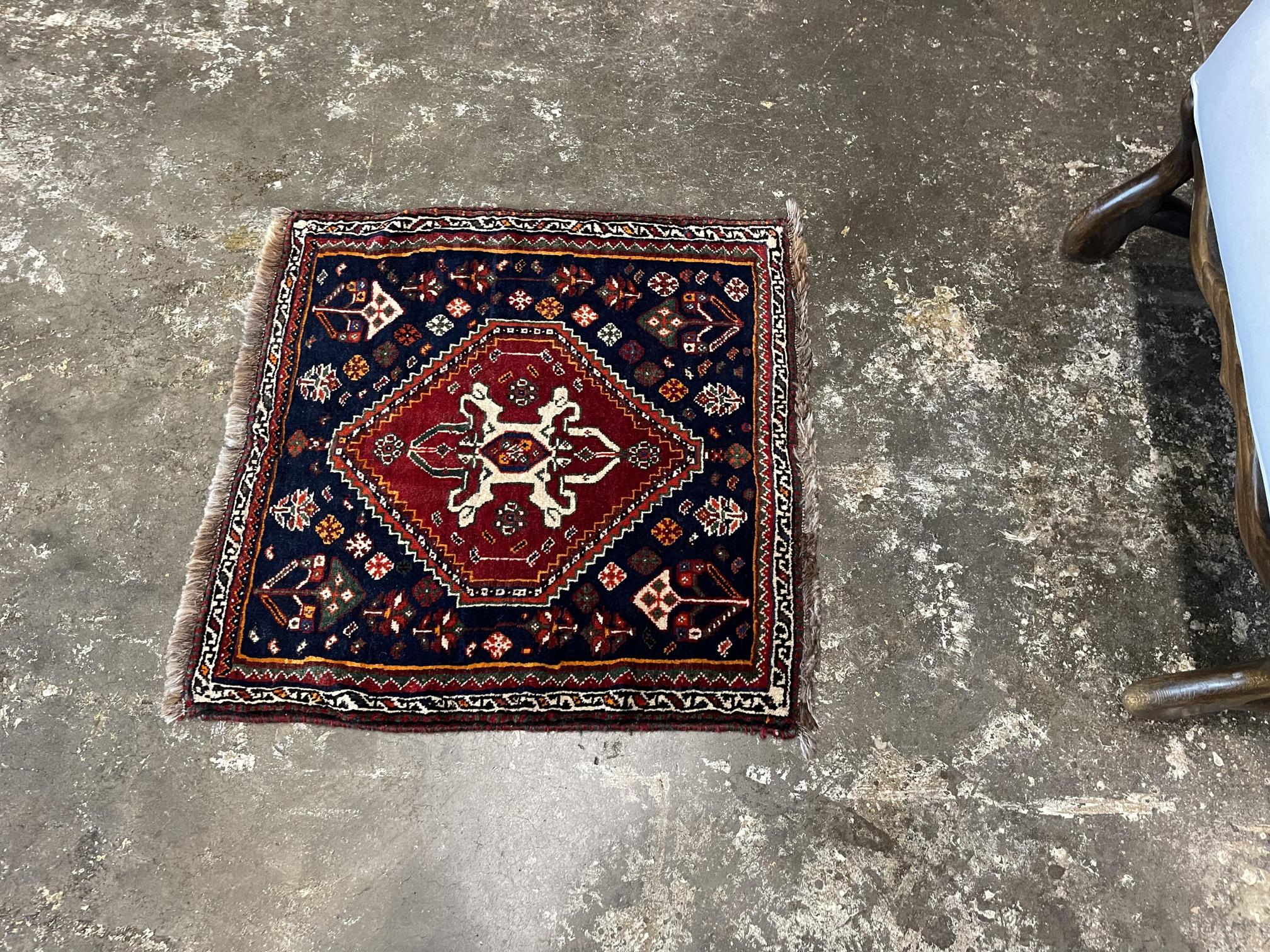 Vintage Persian Qashqai Rug - 2'1