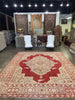 Antique Turkish Oushak Rug - 10'9" x 12'10"