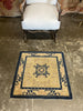 Antique Chinese Art Deco Rug - 2'5" x 2'5"