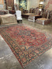 Antique Persian Tabriz Rug - 8'11" x 12'1"