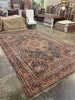 Vintage Persian Yazd Rug - 9'6" x 12'10"