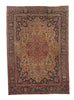 Antique Persian Tabriz Rug - 6'5" x 9'2"